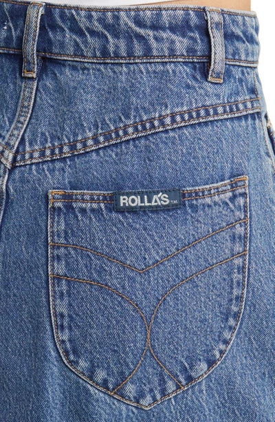 Shop Rolla's Chicago Denim Maxi Skirt In Lyocell Blue