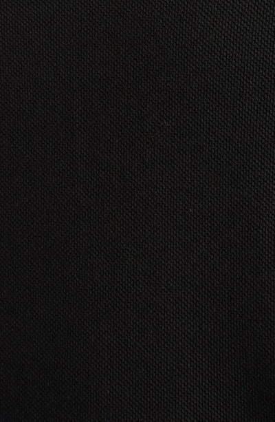 Shop Moncler Tipped Cotton Piqué Polo In Black