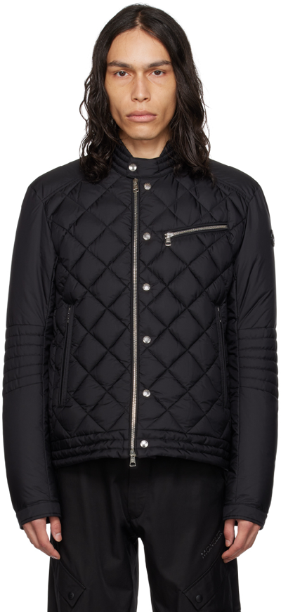 Shop Moncler Black Vulpie Down Jacket In 999 Black