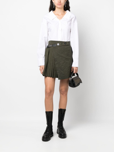 Moschino Button Up Cotton Shirt In White
