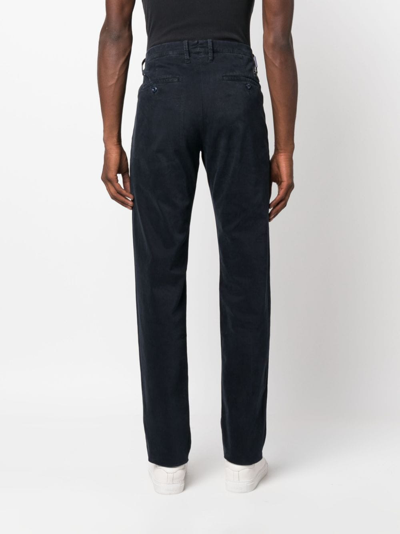 Shop Jacob Cohen Slim-cut Chino Trousers In Blue