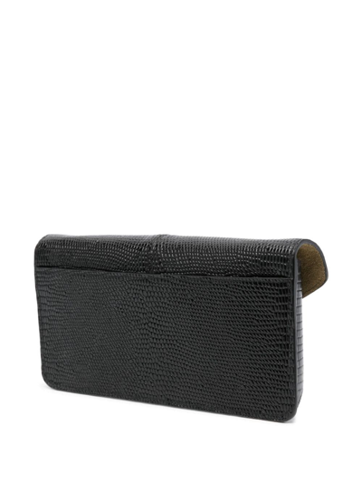 Shop Zadig & Voltaire Borderline Leather Shoulder Bag In Black
