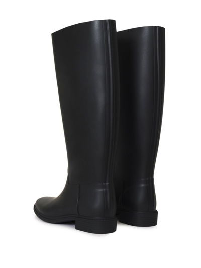 Shop Anine Bing Kari Rain Knee Boots In Black