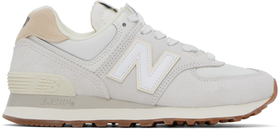 New Balance 574 Trainers In Off White