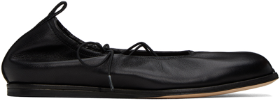 Simone Rocha Black Heart Toe Ballerina Flats In Black