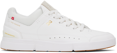 Shop On White 'the Roger Centre Court' Sneakers In White/gum