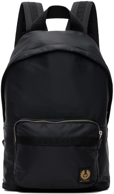Shop Belstaff Black Zip Backpack