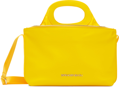 Shop Spencer Badu Yellow Medium 2-in-1 Messenger Bag