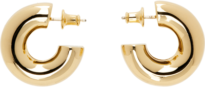 Shop Numbering Gold Double Hoop Earrings