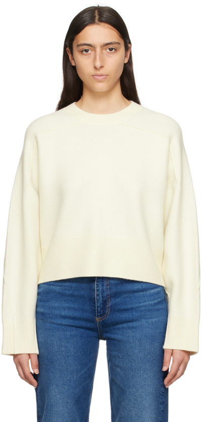 Shop Rag & Bone Off-white Bridget Sweater In Ivory