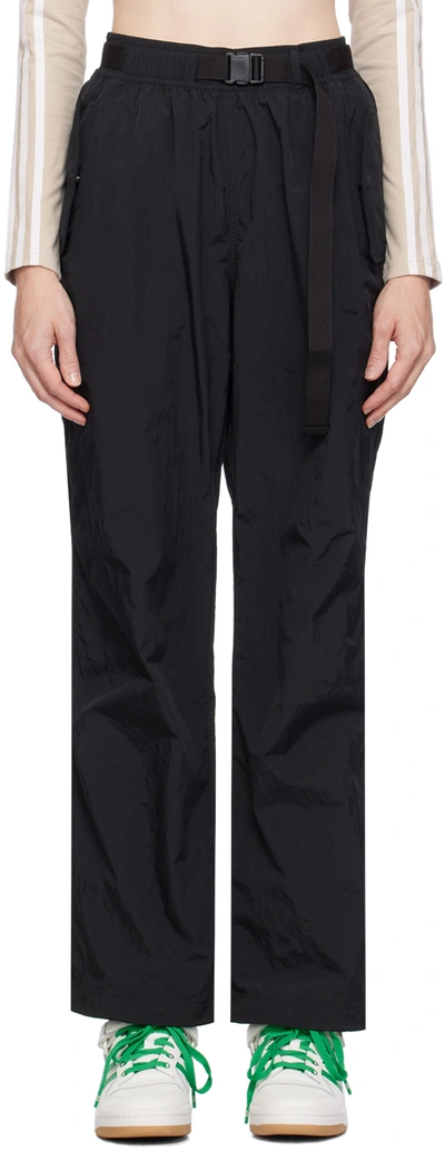 Shop Adidas Originals Black Premium Essentials Cargo Pants