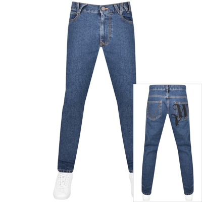 Shop Vivienne Westwood Spray Tapered Jeans Blue