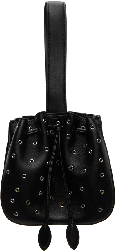 Shop Alaïa Black Rose Marie Bag In 999 Noir