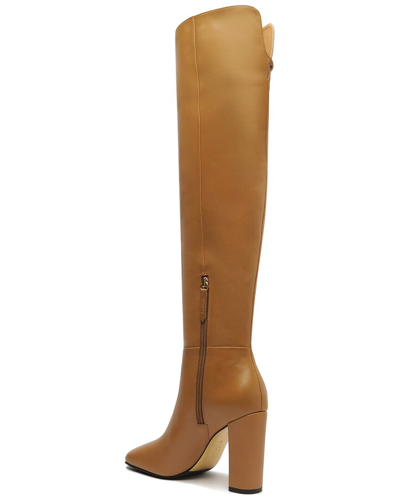 Shop Schutz Austine Leather Over The Knee Boot In Brown