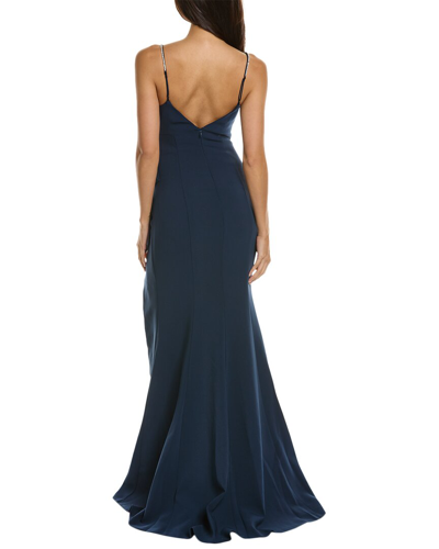 Shop Cinq À Sept Emmie Gown In Blue