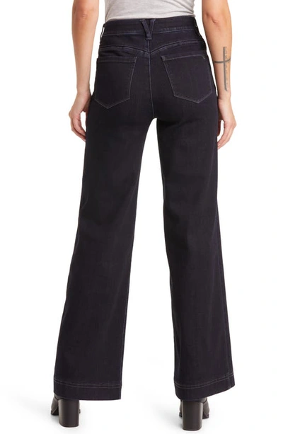 Wit & Wisdom Gracie 'ab'solution Skyrise Wide Leg Jeans In Indigo