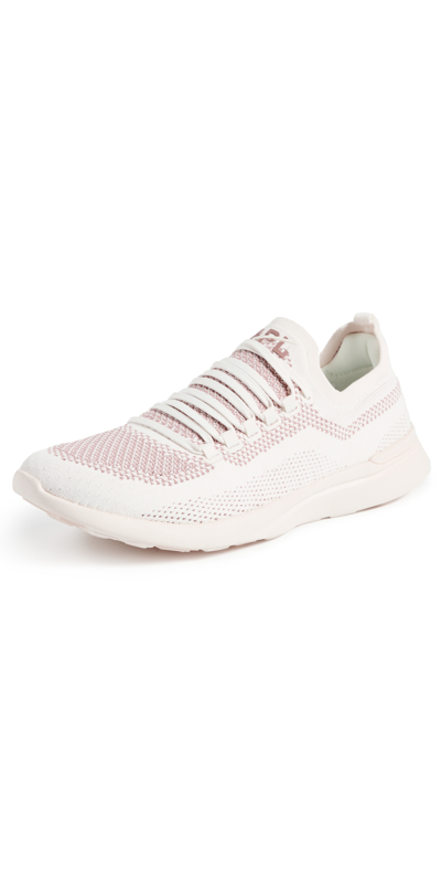 Shop Apl Athletic Propulsion Labs Techloom Breeze Sneakers Ivory / Almond