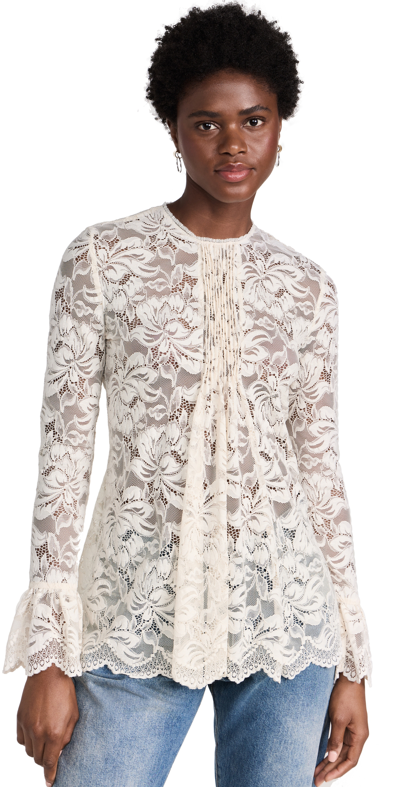 Shop Rabanne Haut Blouse Ivory