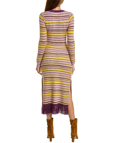 Shop Cinq À Sept Sloane Knit Dress In Purple