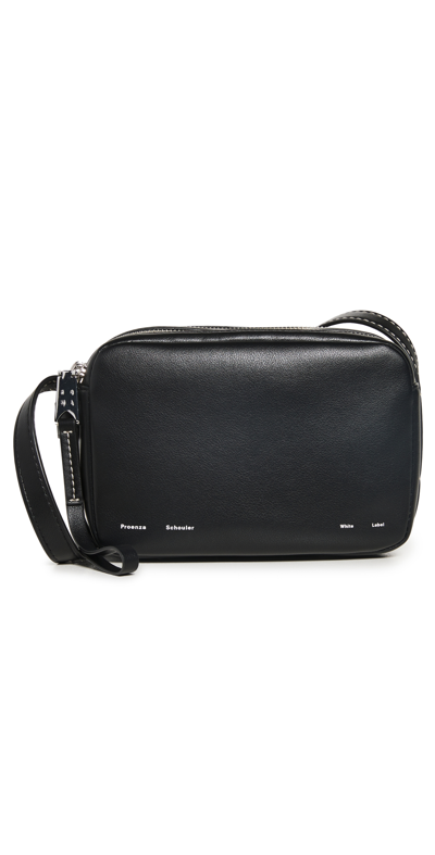 Shop Proenza Schouler White Label Watts Leather Camera Bag Black