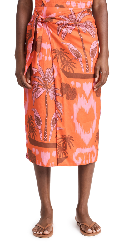 Shop Culthera Grenadine Pareo Skirt Grenadine