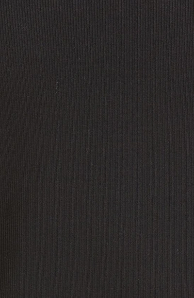 Veronica Beard Britney Rib Top In Black