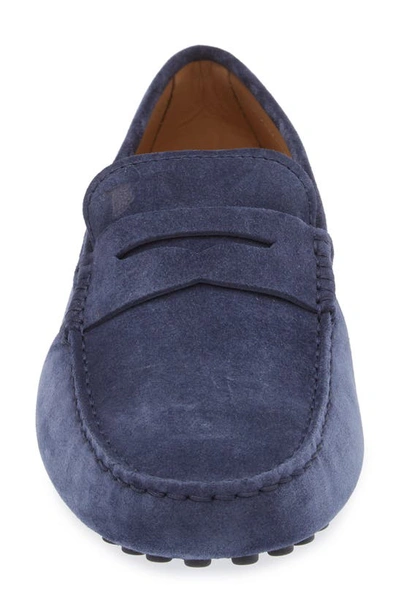 Tod's Gommino Driving Shoe In Galassia Suede