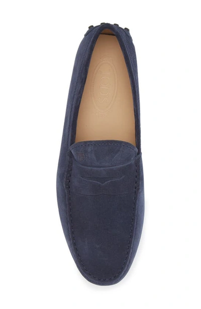 Tod's Gommino Driving Shoe In Galassia Suede