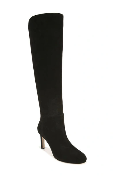 Shop Sam Edelman Shauna Knee High Boot In Black Suede