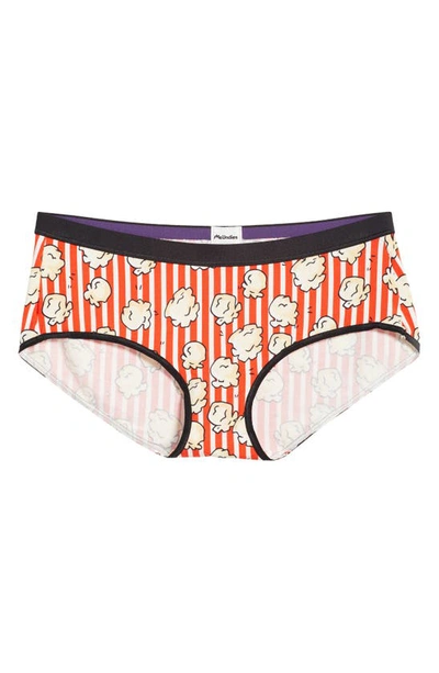 Shop Meundies Print Hipster Briefs In Pop Off