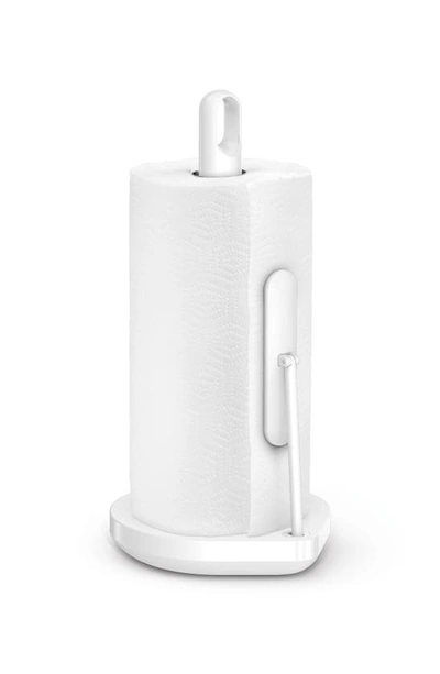 Shop Simplehuman Tension Arm Paper Towel Holder In White