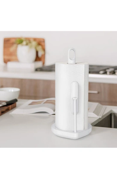 Shop Simplehuman Tension Arm Paper Towel Holder In White