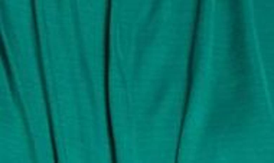 Shop Farm Rio Mock Neck Long Sleeve Maxi Dress In Emerald