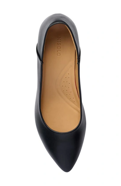 Nisolo Fiorela Go-to Pointed Toe Pump In Black