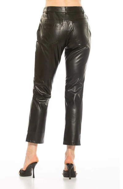 Shop Alexia Admor Mila Faux Leather Pants In Black