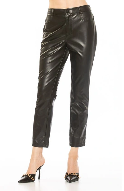 Shop Alexia Admor Mila Faux Leather Pants In Black