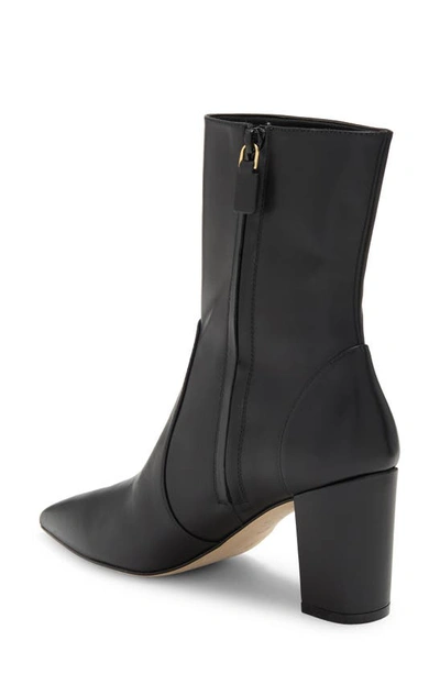 Stuart Weitzman Renegade Block Heel Bootie In Black