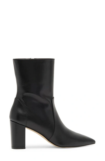 Stuart Weitzman Renegade Block Heel Bootie In Black