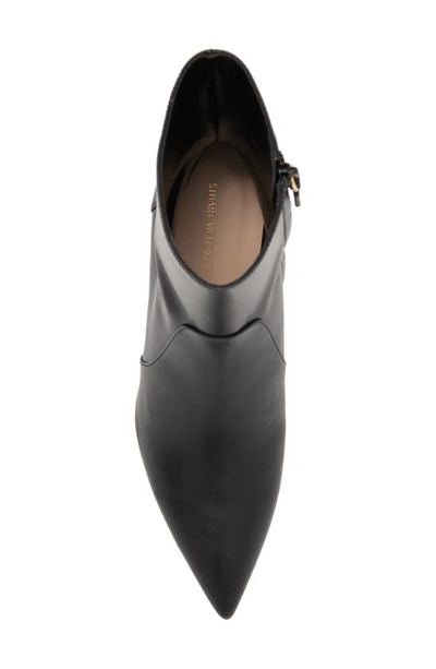 Stuart Weitzman Renegade Block Heel Bootie In Black