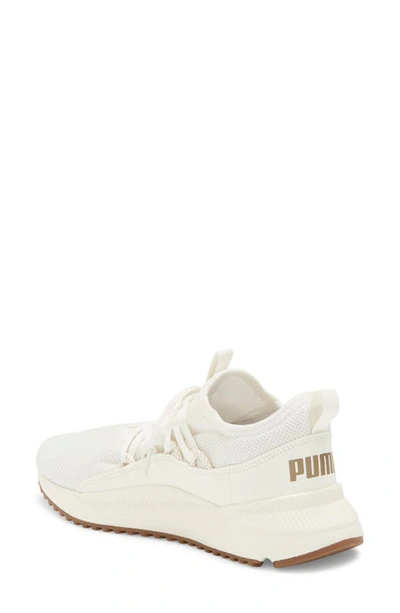 Puma Pacer Future Web Knit Sneaker In Pristine- Gold