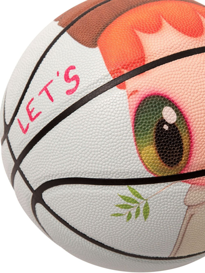 Shop Mira Mikati X Javier Calleja Let's Talk Basket Ball In White