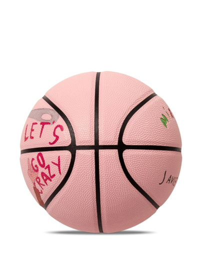 Shop Mira Mikati X Javier Callejja Let's Go Crazy Basket Ball In Pink
