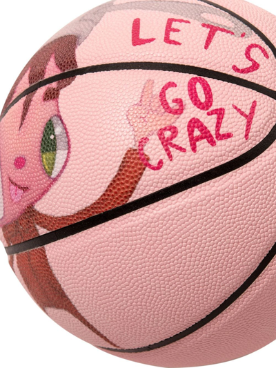 Shop Mira Mikati X Javier Callejja Let's Go Crazy Basket Ball In Pink