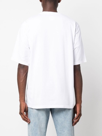 Dsquared2 Logo-print Cotton T-shirt In Weiss