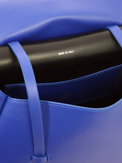 Shop Fontana Milano 1915 "chelsea Media" Shoulder Bag In Blue