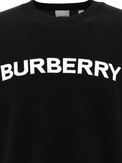 Shop Burberry "deepa" Sweater In Black