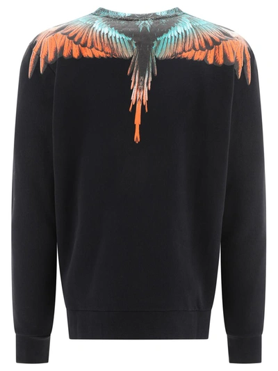 Shop Marcelo Burlon County Of Milan "icon Wings" Sweatshirt In Black