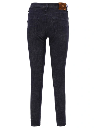Shop Jacob Cohen "kimberly" Embroidered Jeans In Blue