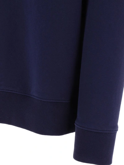 Shop Maison Kitsuné "tricolor Fox" Sweatshirt In Blue