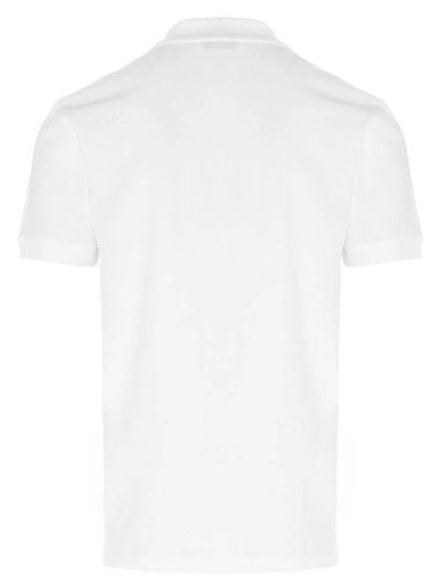 Shop Alexander Mcqueen 'graffiti' Polo Shirt In White